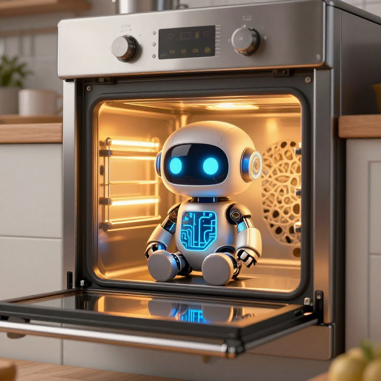 an ai influence in an oven