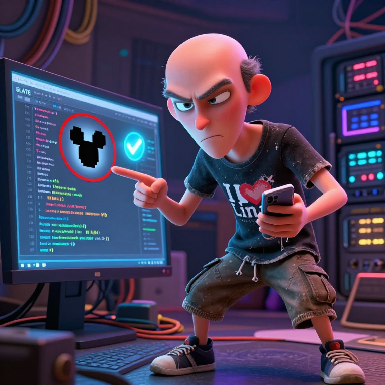 trev making sure claude is making sure slate doesnt include any disney characters