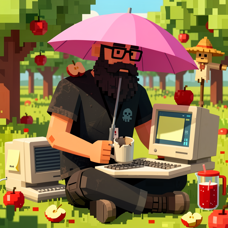Lionyx: add a pink umbrella he must have shade