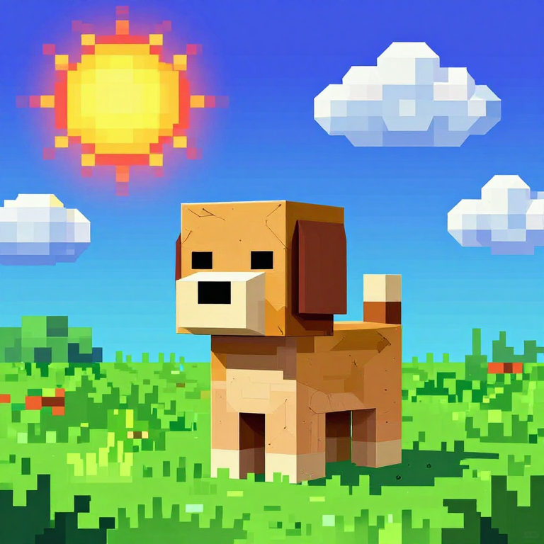a cartoon dog